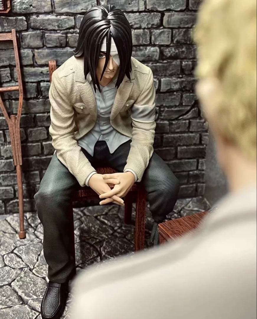 進撃の巨人 エレン・イェーガー ガレージキット ガレキ スタチュー①⑤