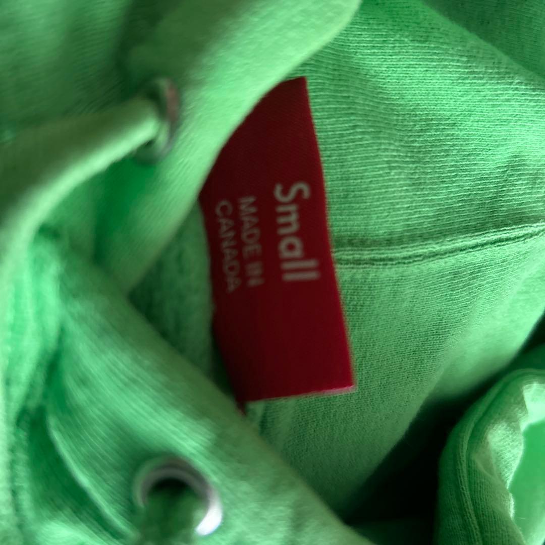 Supreme グリーン フード付きパーカー