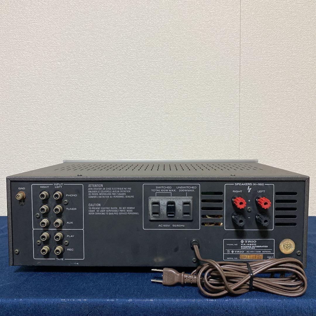 動作OK】TRIO KA-4500 プリメインアンプ