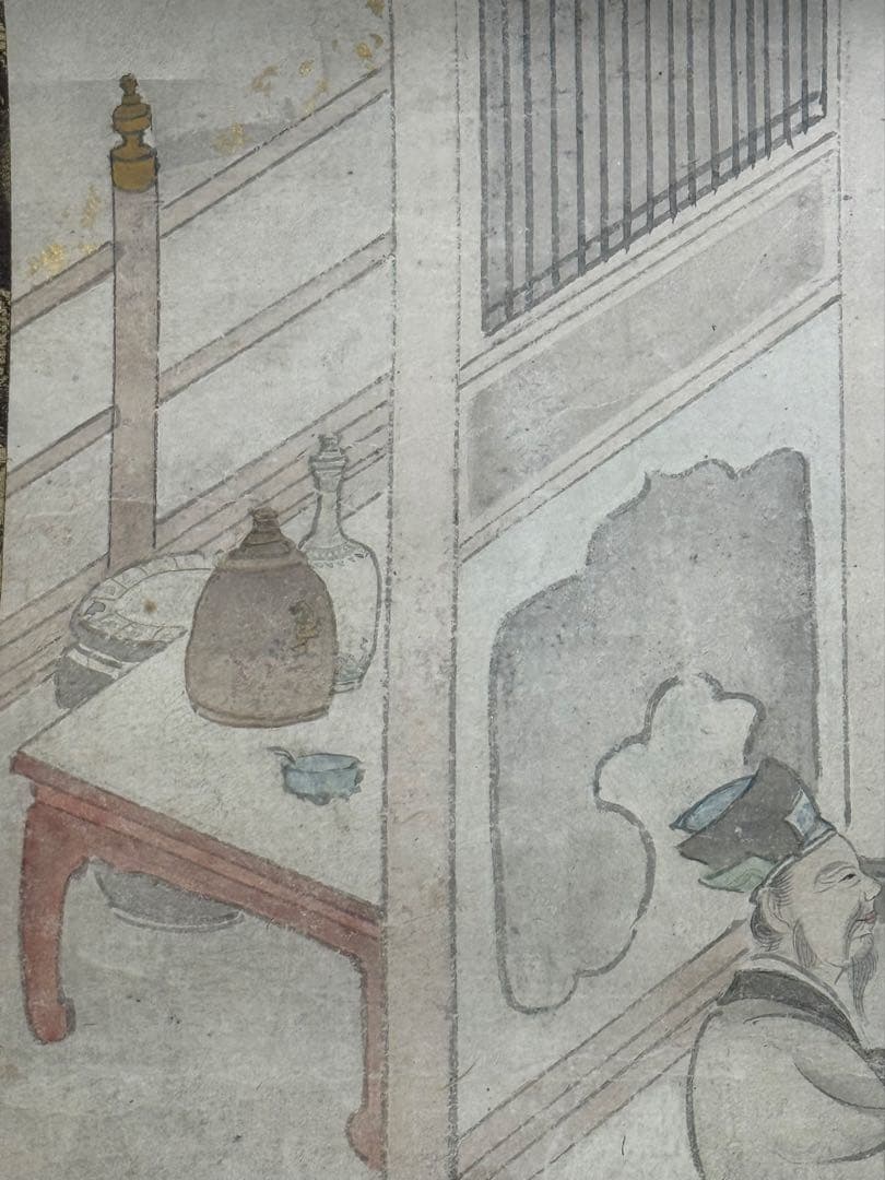 孝子ニ圖　紙本肉筆　小田海仙筆　掛軸　共箱　送料込み251031