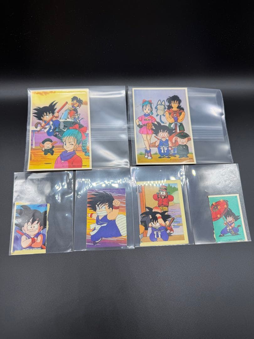 ドラゴンボール 初期 当時物シール 5枚セット 昭和レトロ レア アマダ