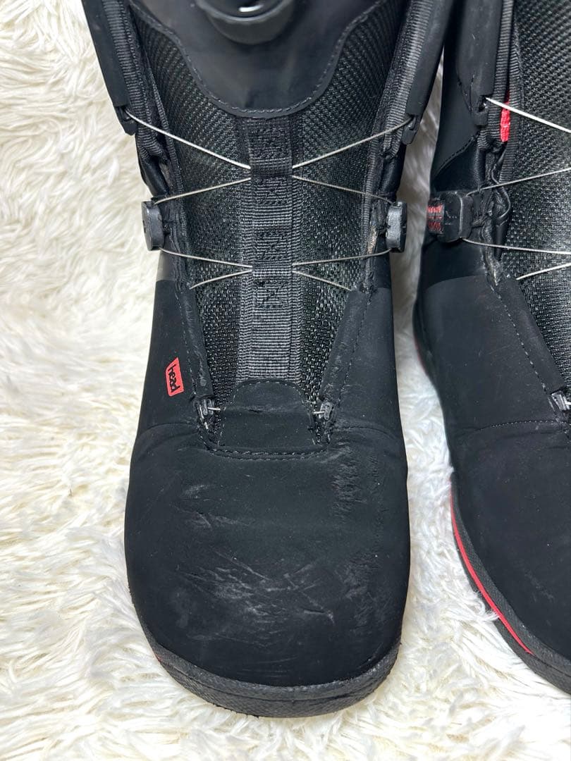 HEAD TWO BOA スノーボードブーツ 25.5 ブラックレッド　メンズ