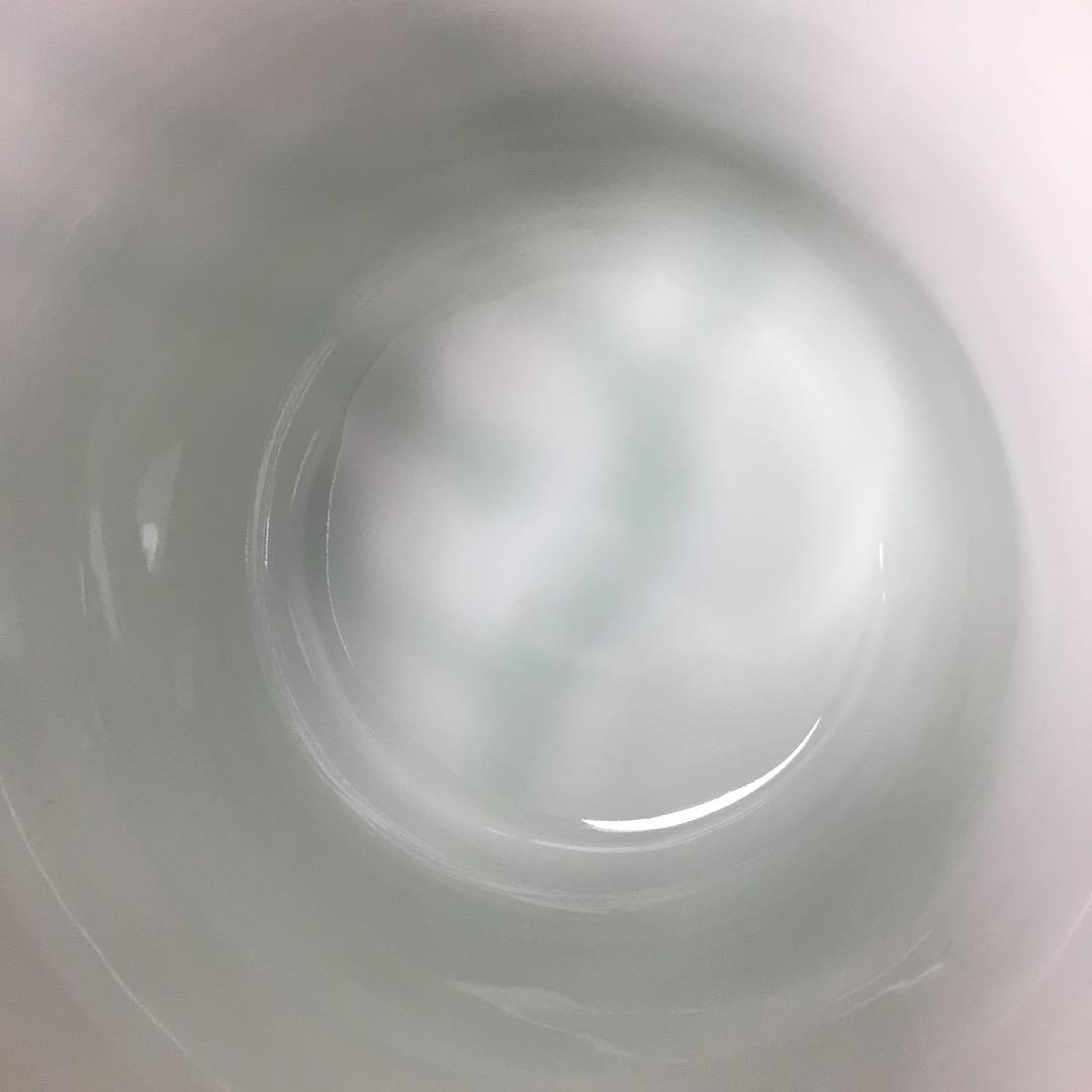 R683 水指 『石崎光四郎造』『青白磁』『末広水指』 共箱 茶道具