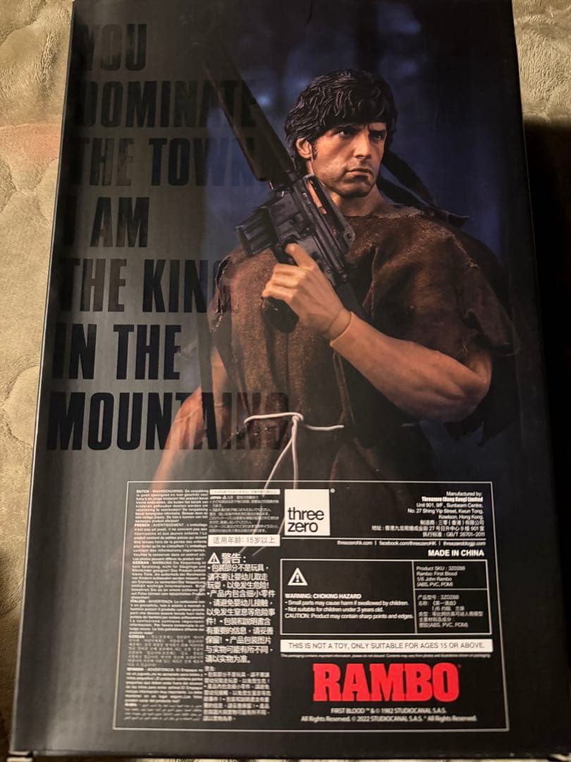 未使用　threezero 1/6スケール　ランボー　フィギュア