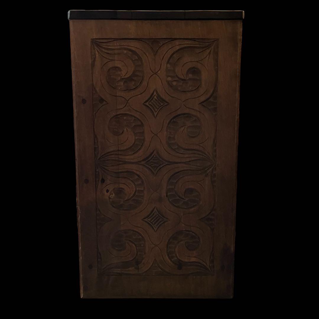 アイヌ 木彫り 小引き出し 小物 木製 引き出し チェスト ビンテージ