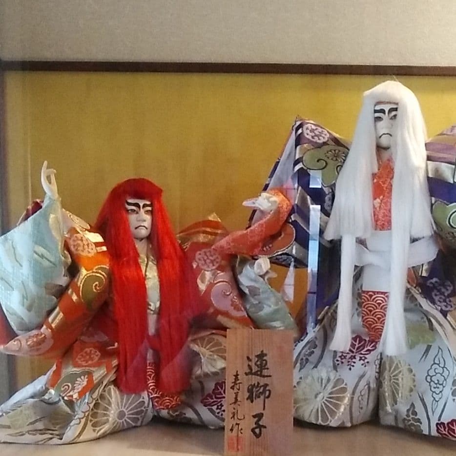連獅子歌舞伎人形