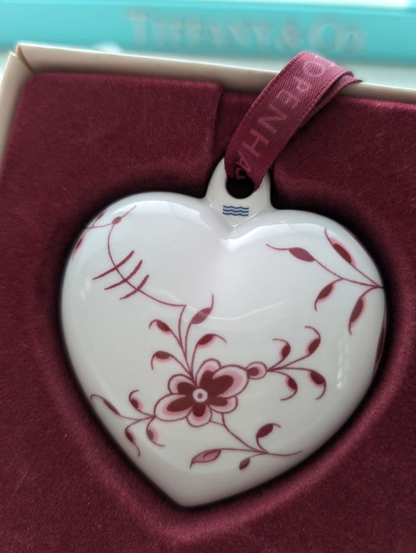 ロイヤルコペンハーゲン オーナメント アニュアルハート パープル