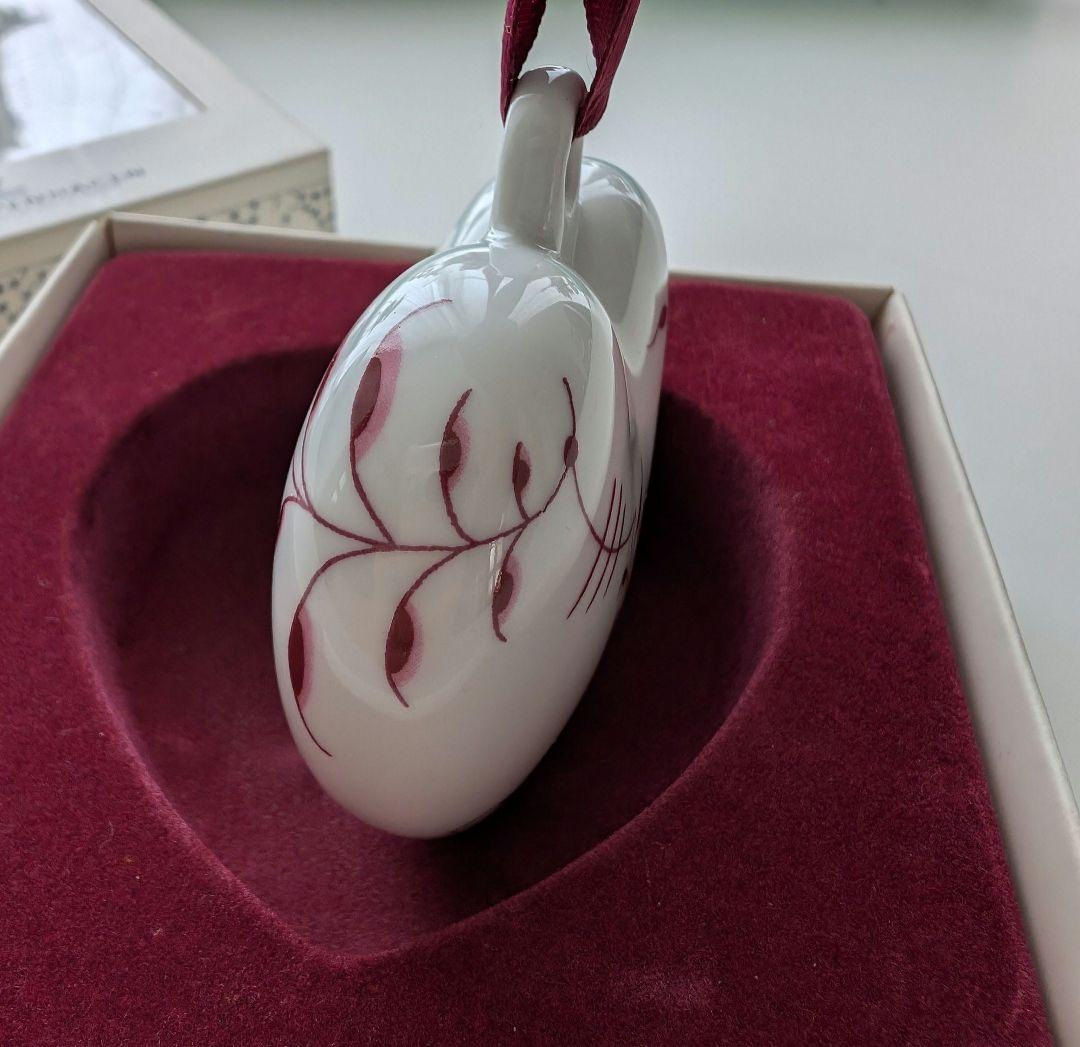 ロイヤルコペンハーゲン オーナメント アニュアルハート パープル