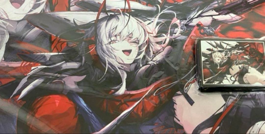 白詰草 スリーブ プレイマット アークナイツ ウィシャデル 白詰草