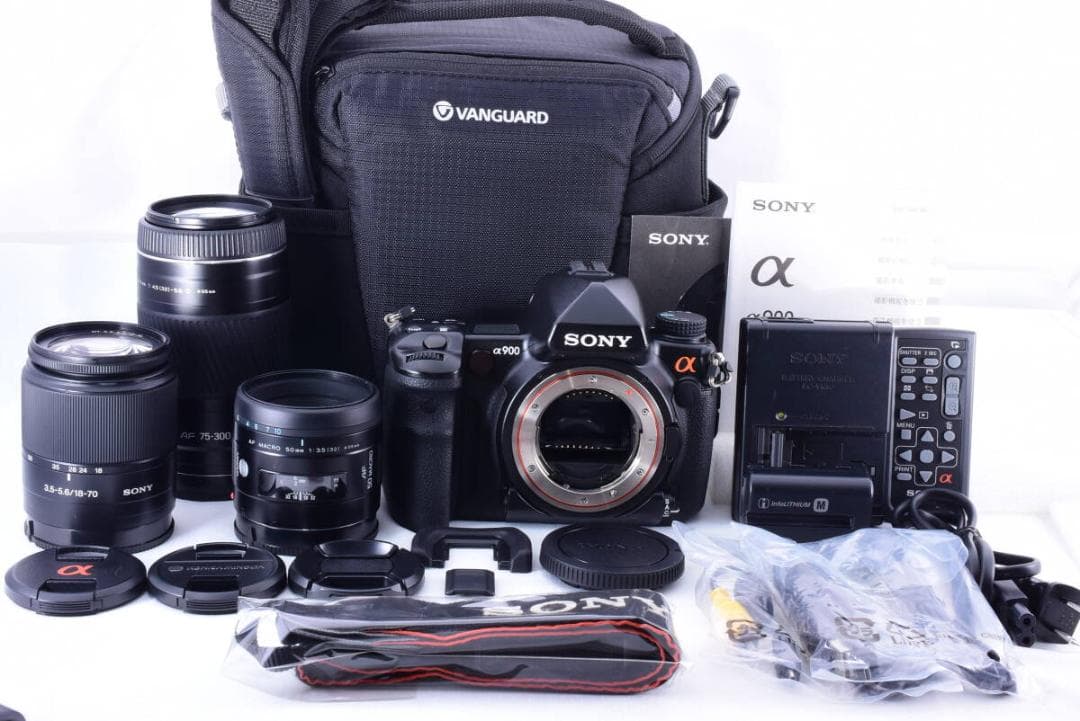 【超お得セット】Sony ソニー α900 単焦点/標準/超望遠 トリプルレンズ SONY - 【超お得セット】Sony ソニー α900 単焦点/標準/超望遠