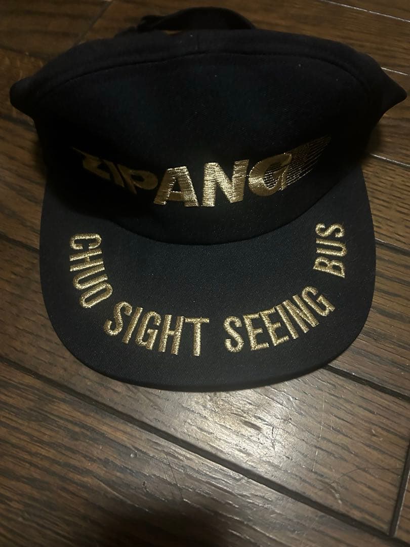 りょう様専用 ZIPANG 黒 キャップ ゴールド刺繍 - メルカリ