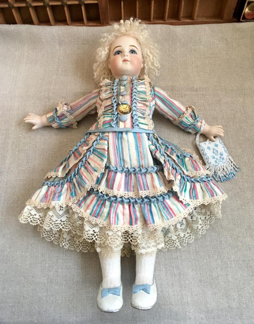 ビスクドール (1118-43br) サイズ 約43cm 作家様モノです。の通販はau