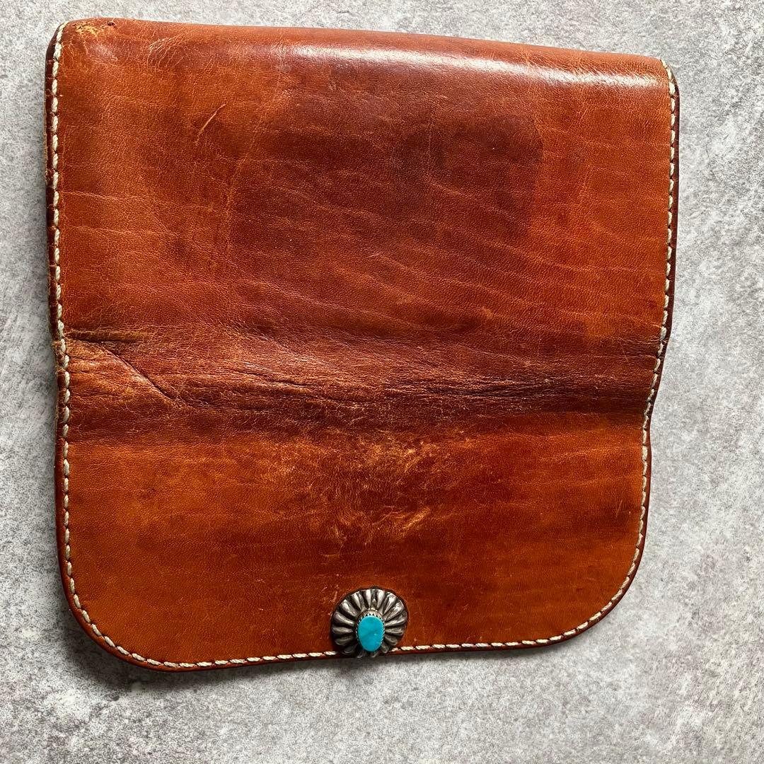 ラッキージョン　長財布　ターコイズ