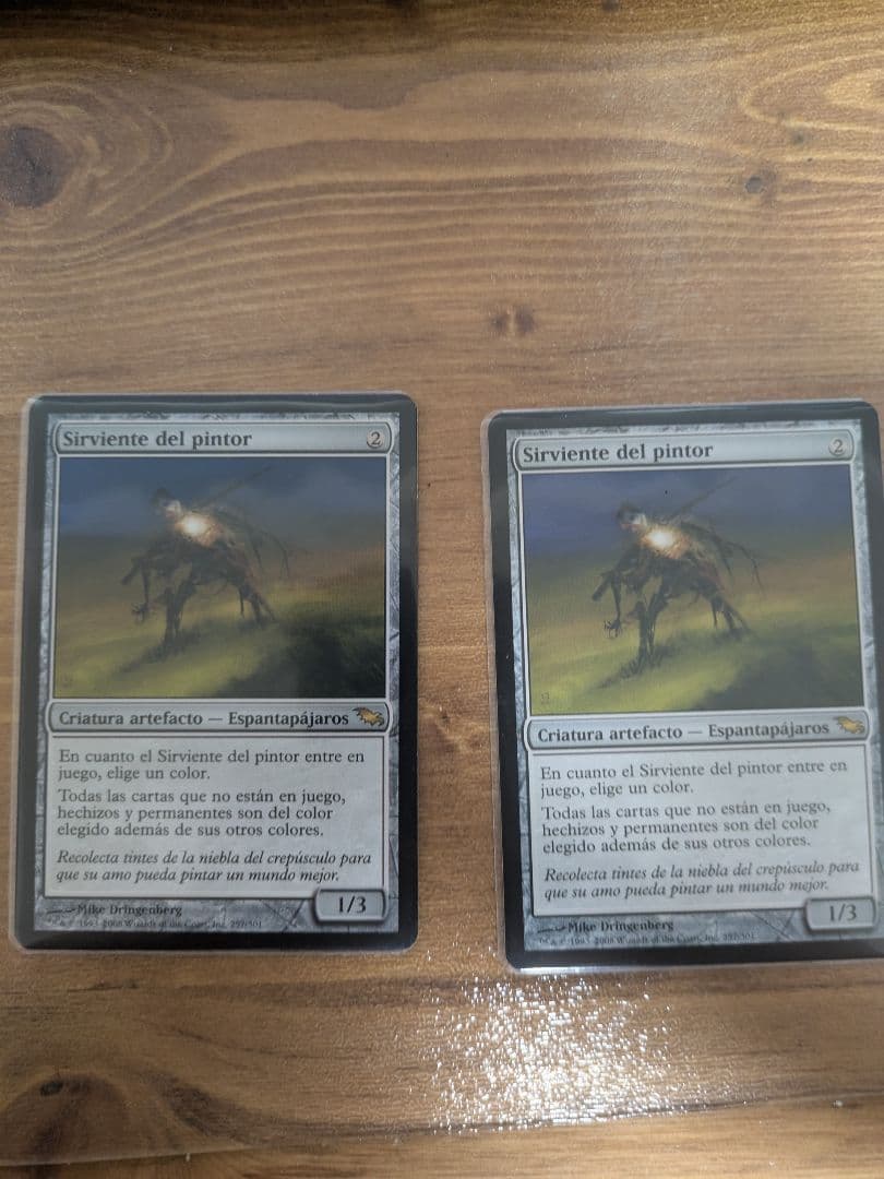 絵描きの召使い　多言語2枚セット