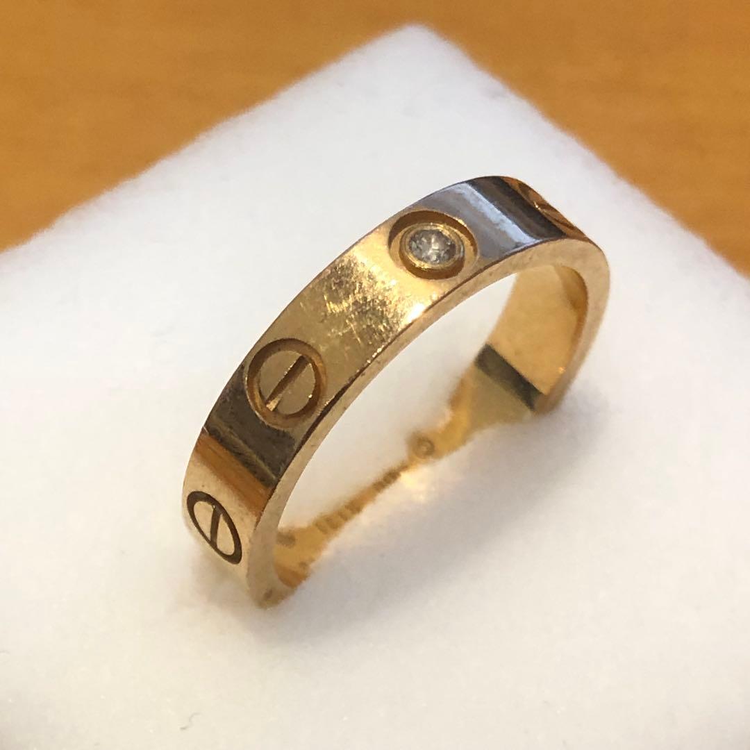 750カルティエ1Pダイヤラブリング #53 138H2601