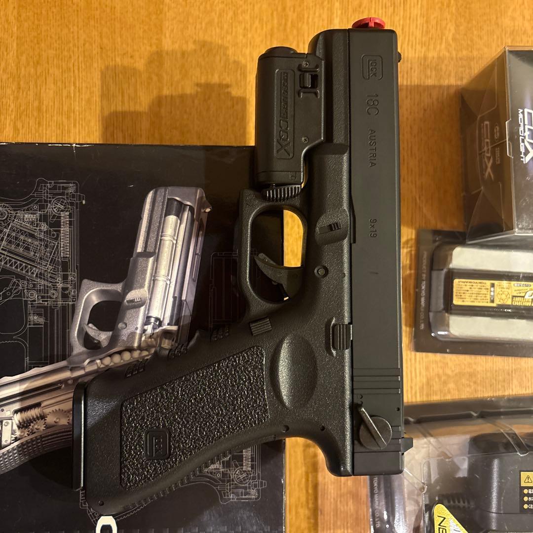 mako.p専用東京マルイ GLOCK 18C マイクロライト　予備バッテリー