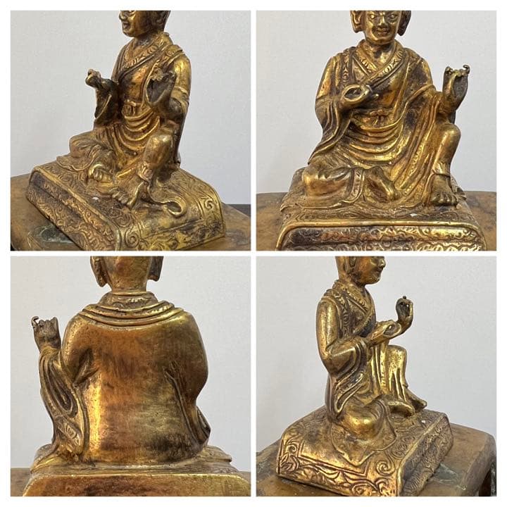 仏教美術•鍍金仏•古銅　H0-00