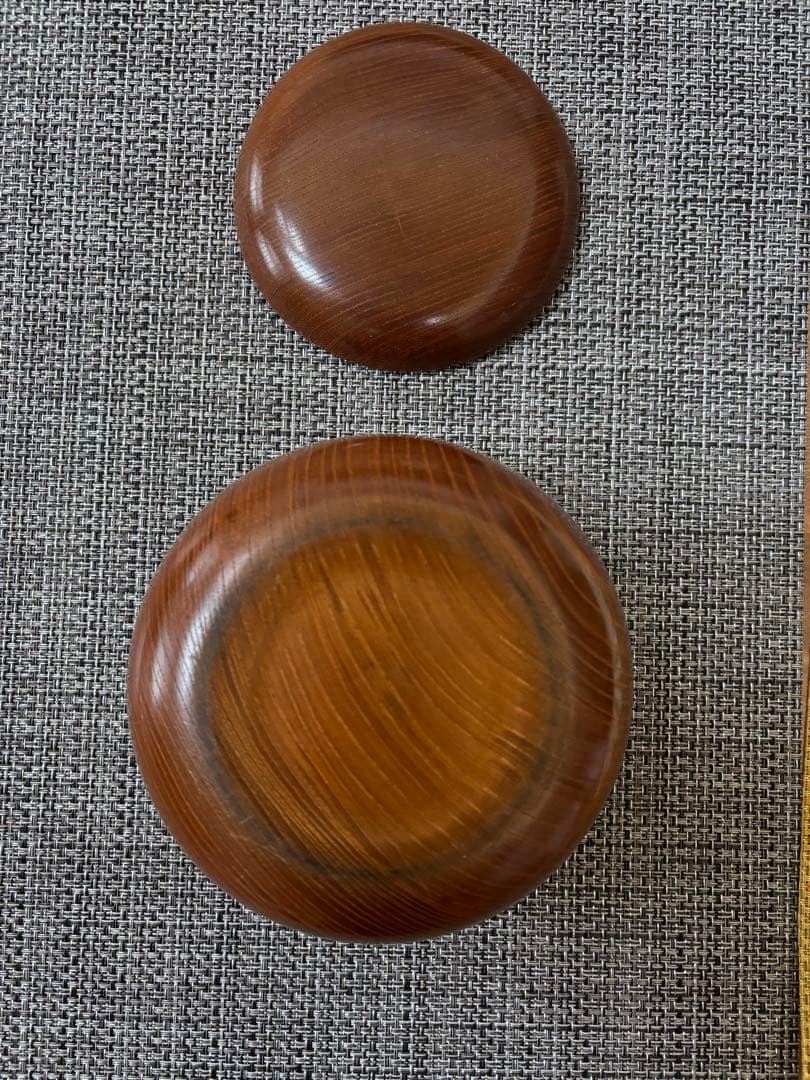 本格囲碁セット　基盤　蛤碁石　黒石　脚/へそ　桐のケース付き