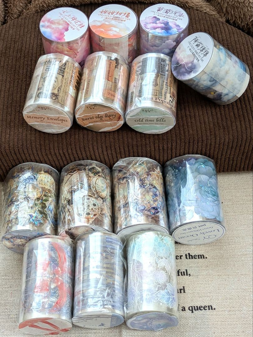 匿名配送】海外マスキングテープ中古まとめ売り5本