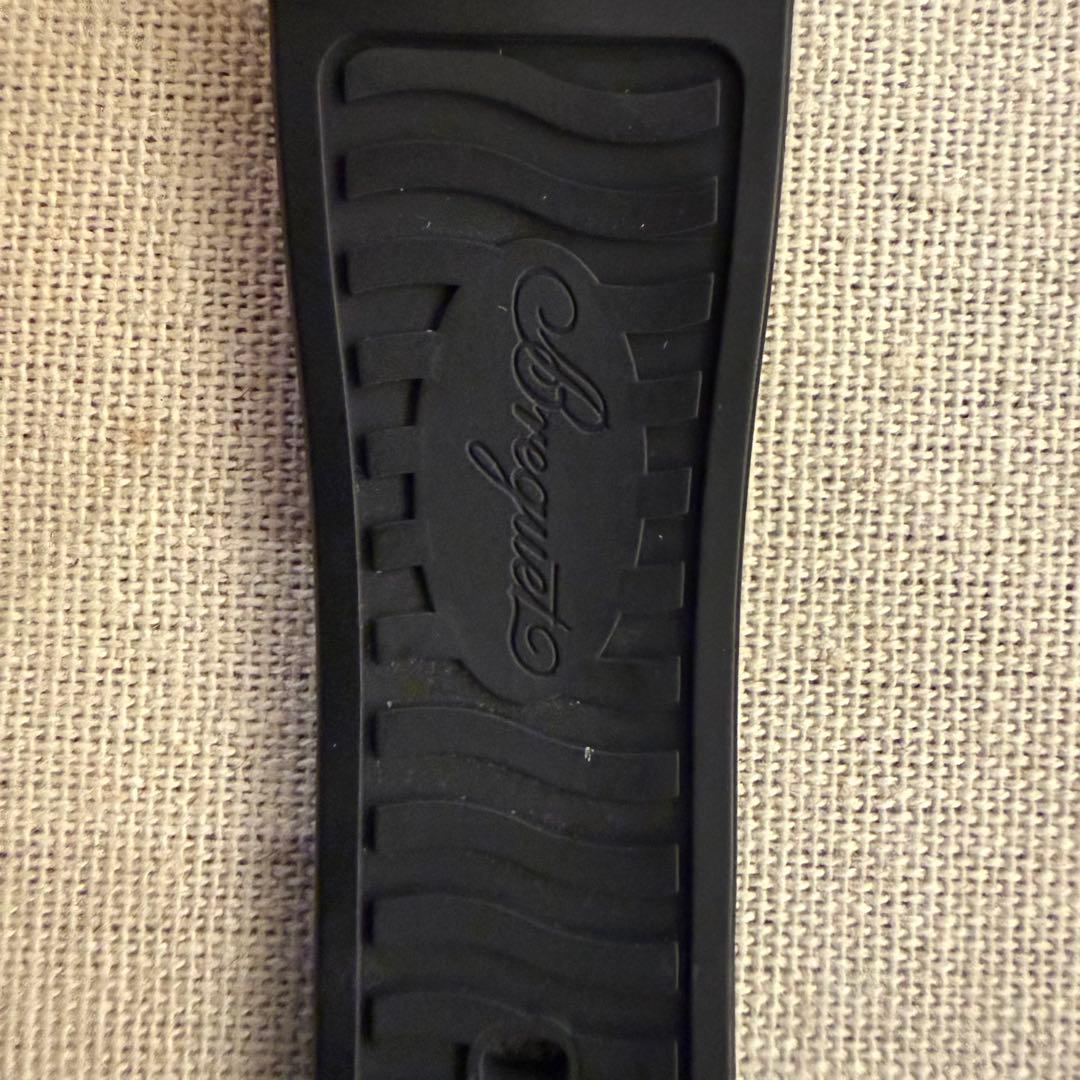 ブレゲ マリーン用 腕時計 ラバーベルト ブラック