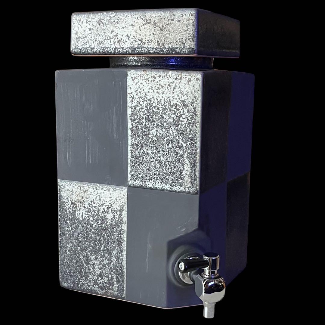 常滑焼】黒市松焼酎サーバー 3L