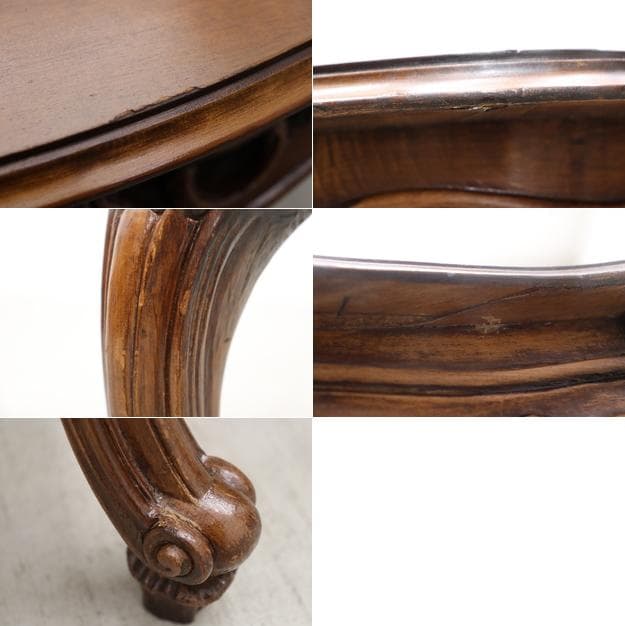 ヴィンテージ クラシカル オーバル センターテーブル サイドテーブル 1