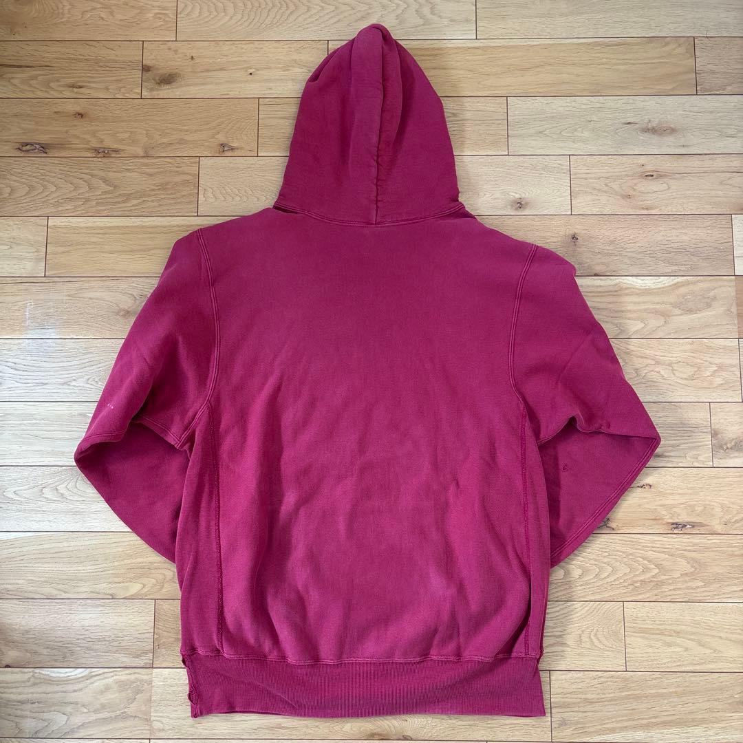 ビンテージ　USA製　チャンピオン　目付きRWパーカーXXL ルビーレッド