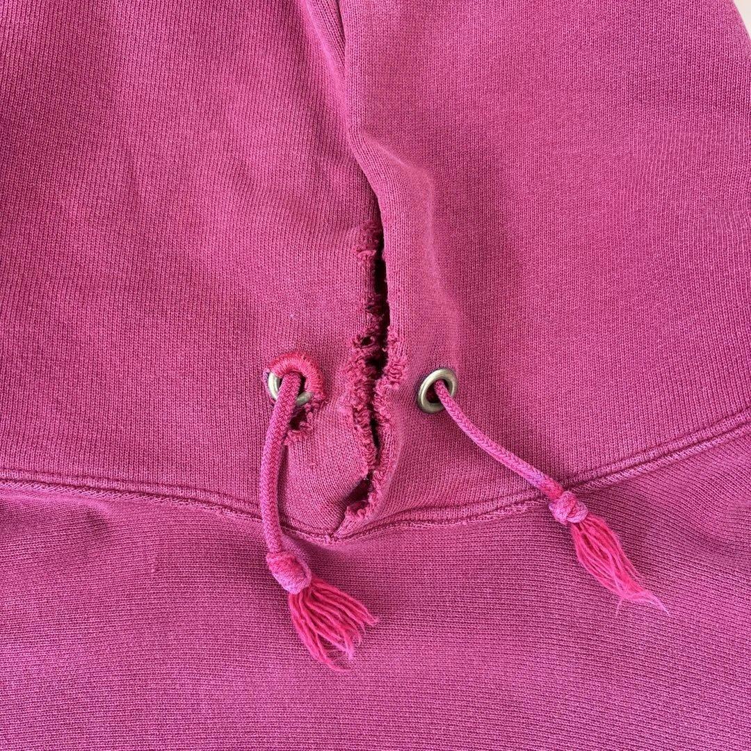 ビンテージ　USA製　チャンピオン　目付きRWパーカーXXL ルビーレッド