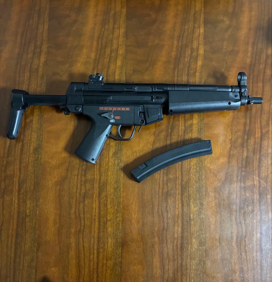 美品 東京マルイ カスタム品 H&K MP5A5 電動ガン 金属ピニオンギア