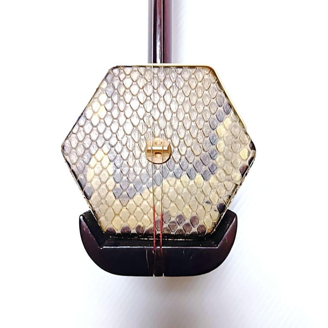 二胡　彩雲　ER-400 上海民族楽器 ハードケース　弓　本革　蛇皮