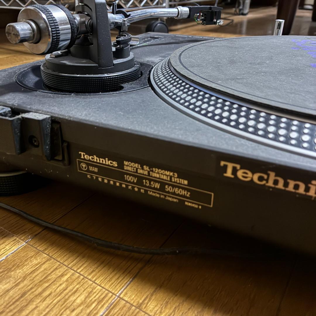 業務使用無】カバー付Technics SL-1200MK3 ターンテーブル 業務使用無