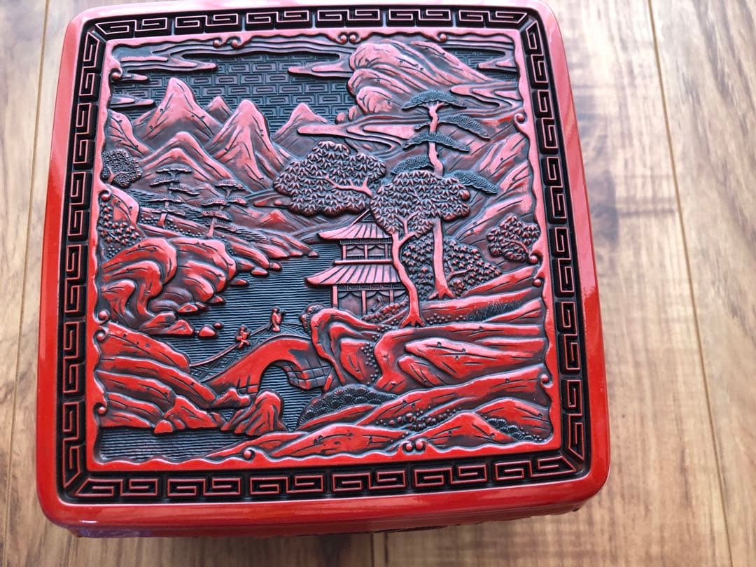 仙台　堆朱　お重