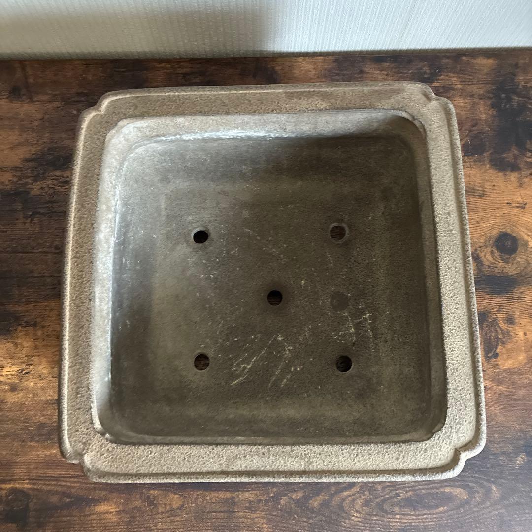 【期間限定お値下げ】盆栽鉢　植木鉢　大鉢　大型　落款あり