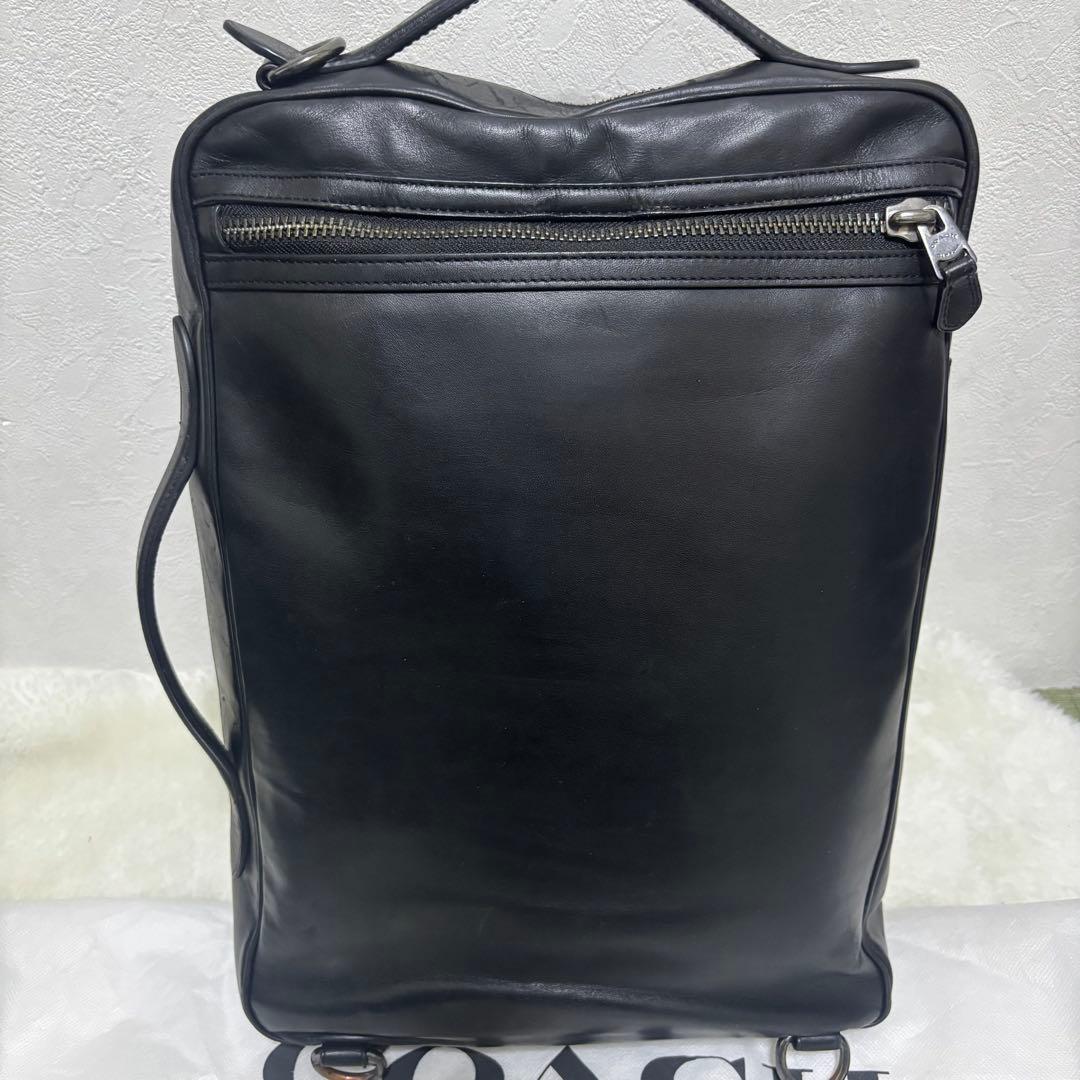 【希少】coach グラハム　ビジネスバッグ　3way リュック　オールレザー