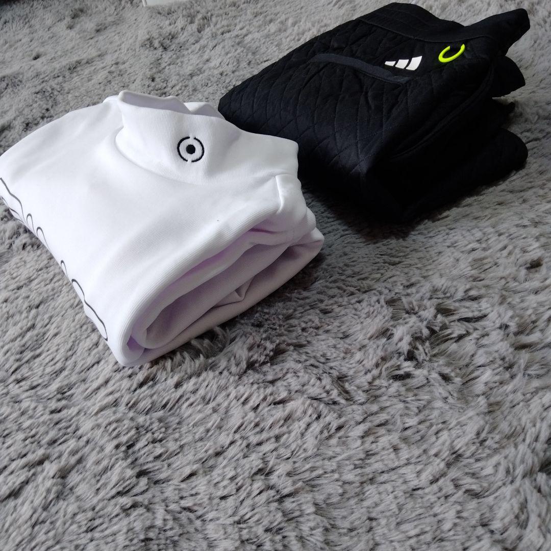 PING/adidas♡モックネック長袖/中綿スカート♡L ゴルフ/スポーツ