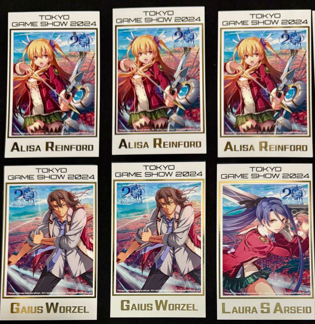TGS2024 東京ゲームショウ 閃の軌跡 フォトカード まとめ売り 東京