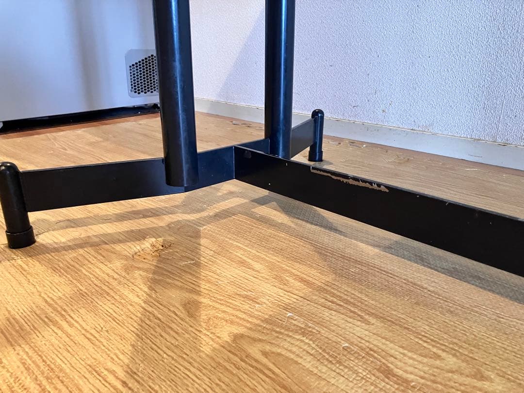 【送料込み】ダイニングテーブル ダークブラウン 木製　インダストリアル