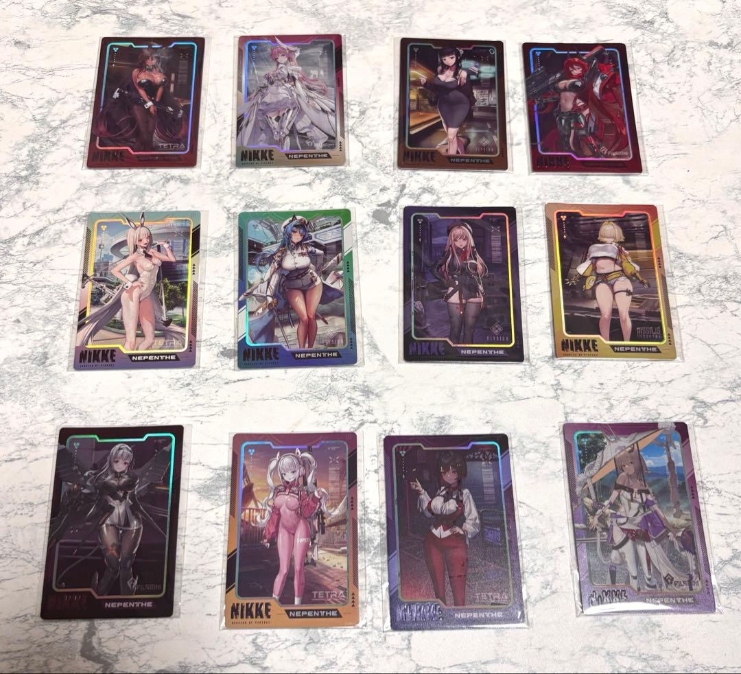 【海外限定】勝利の女神NIKKE ニケ ポップアップ 中国限定 トレカ コンプ