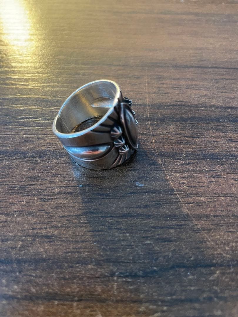 ナバホ族アンディキャドマン作 スターリンシルバー 21号 インディアン