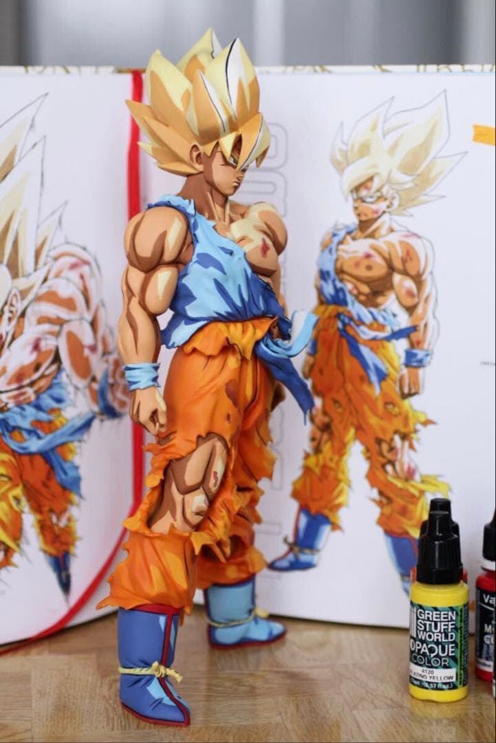 ビ*フ様 ドラゴンボール 伝説の超サイヤ人 孫悟空 リペイント SMSP