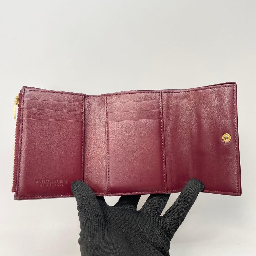 3009 ボッテガヴェネタ 三つ折り財布 カセット コンパクトウォレット
