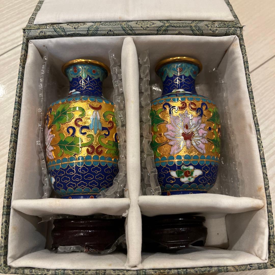 中国古美術 骨董品 景泰藍 七宝焼