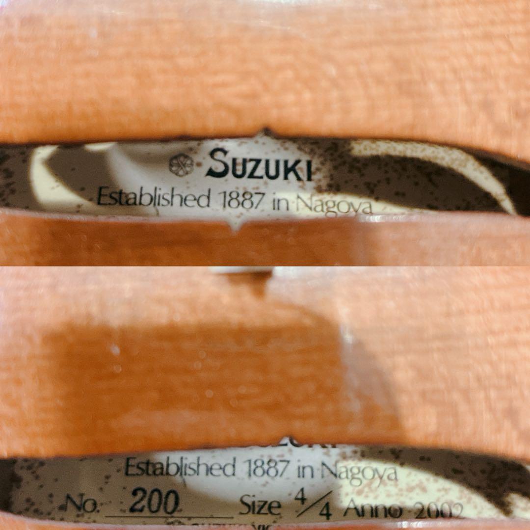 SUZUKI バイオリン NO.200 4/4 Anno 2002