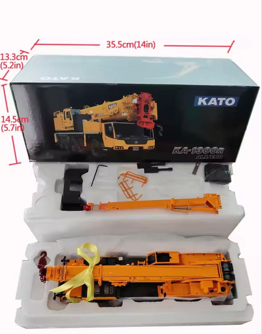 1:50 スケール日本 KATO KA1300 トラッククレーン モデル