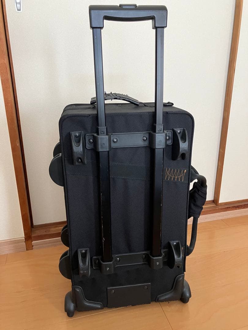 【値下げ交渉可能】プロテック　トランペットダブルケース セミハードキャスター付き