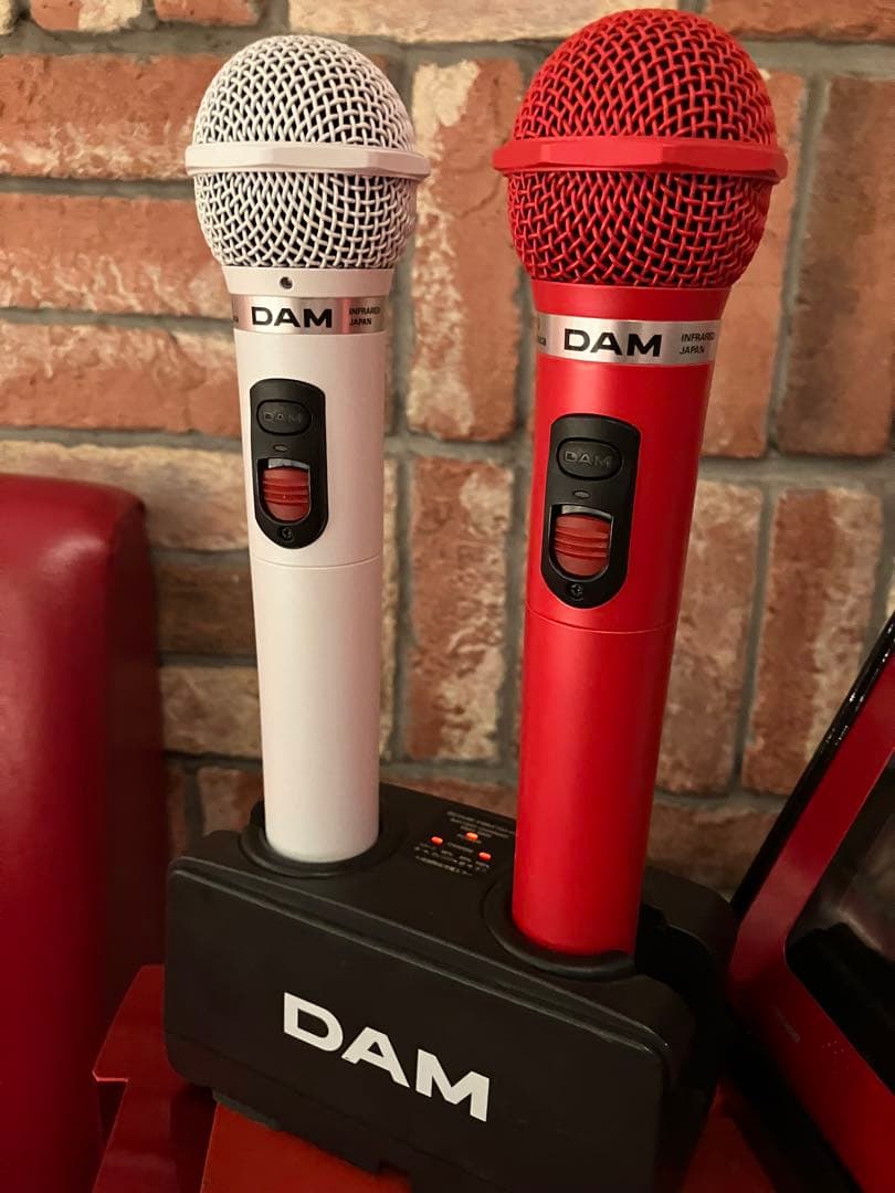 紅白 第一興商 DAM ワイヤレスマイク WITM-500 充電器セット - メルカリ