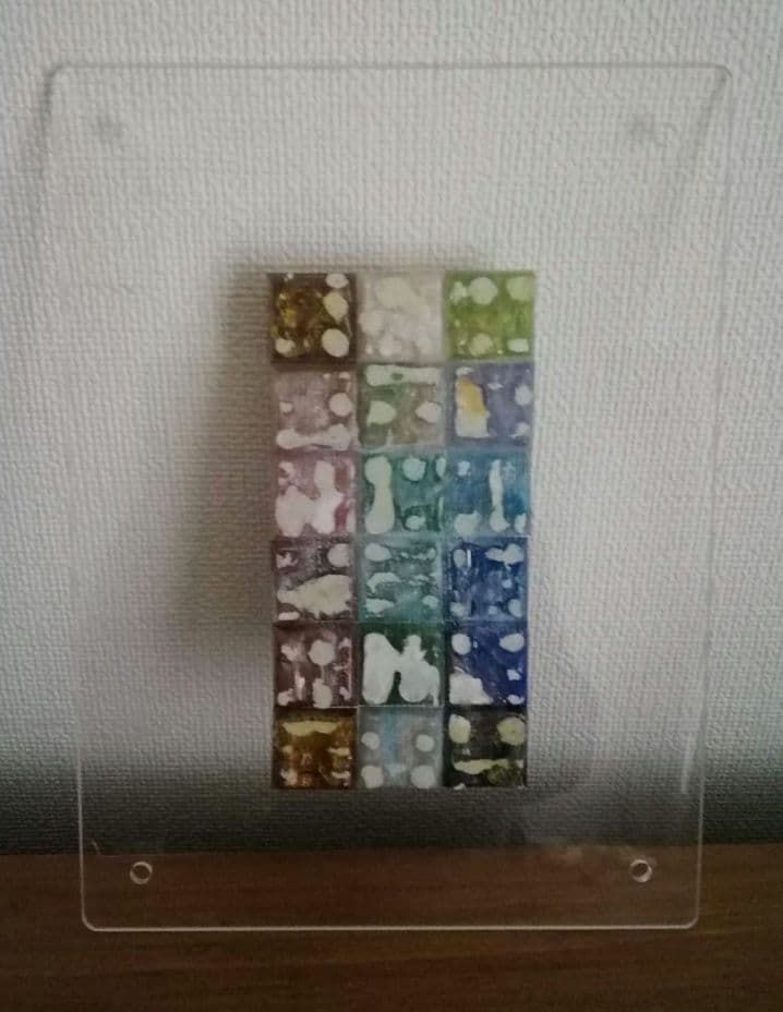 ベネチアンモザイクタイルオブジェ④壁面ディスプレイ1980年代