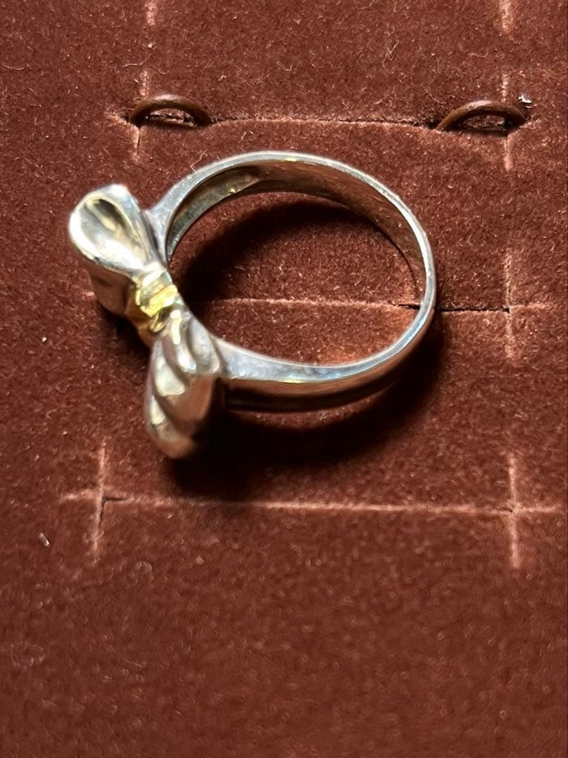 オールドティファニーコンビリボンリング９号　今週終わったら一旦引き下げます