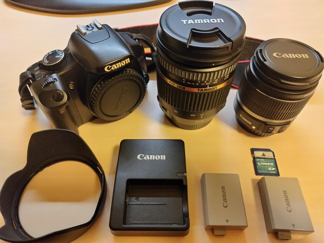 CANON 一眼レフ EOX Kiss x2 TAMRON レンズセット