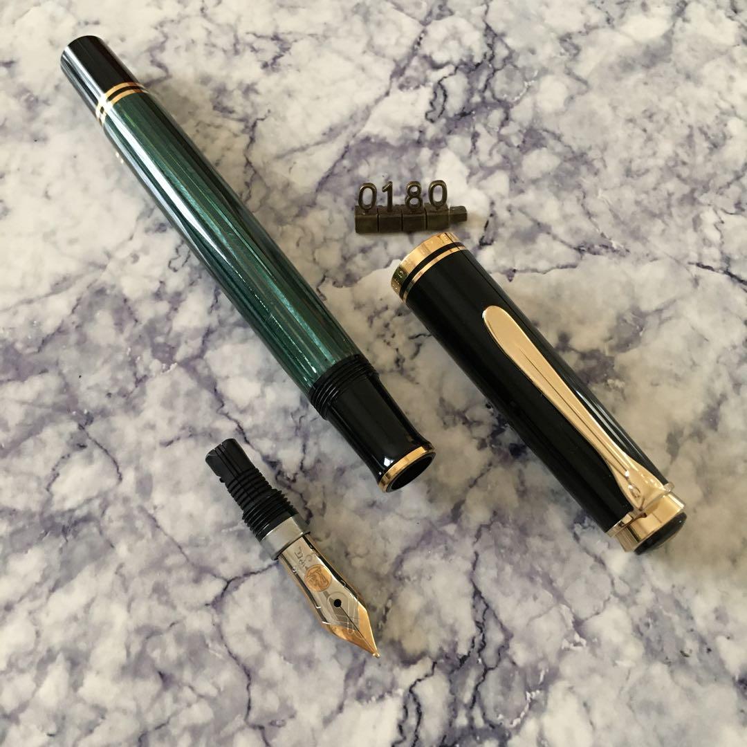 0180 オーバーホール済み 万年筆 ペリカン M400 14k
